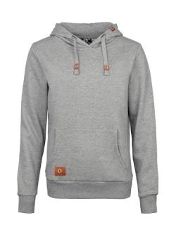 SCHIETWETTER Herren Hoodie Unifarben, Sweatshirt, Kapuzenpullover, Sweater, Pullover, warm, kuschelig und gemütlich Grey M von SCHIETWETTER