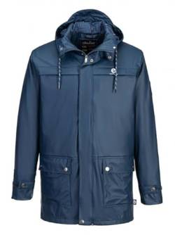 SCHIETWETTER Herren Regenjacke Glasauge Jimmy, Friesennerz, Regenparka, Parka, verschweißte Nähte, wasserdicht, winddicht navy 4XL von SCHIETWETTER