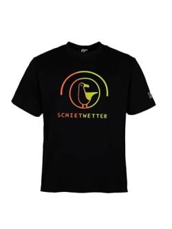 SCHIETWETTER Herren T-Shirt Dirk, Rundhals, Shirt 3D-Prägedruck, luftig, modisch Black 2XL von SCHIETWETTER