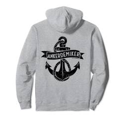 ANKERDEMIKER | Segler & Motorbootfahrer Pullover Hoodie von SCHIFF AHOI Geschenke für Segler & Motorbootfahrer