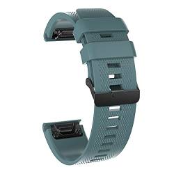 SCHIK 26 22 mm Silikon-Uhrenarmband für Garmin Fenix 7X Fenix 7 Fenix 6X 5X 3 3HR Descent MK1 Fenix 6 5 935 945 MARQ Wirstband Straps, 22 mm, Achat von SCHIK