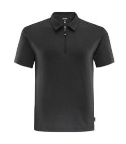 SCHNEIDER Melm-Polo T-Shirt Herren schwarz Gr. 58 von SCHNEIDER