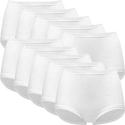 SCHÖLLER Damen-Taillenslip 10er-Pack weiß Größe 50 von SCHÖLLER