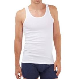 SCHÖLLER Herren Unterhemd Doppelripp | 6er Pack | 926-610 | 7/XL von SCHÖLLER