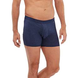 SCHÖLLER Herren Unterhose mit Eingriff 5er Pack l 145-320 l Größe 5 (M) l Farbe Navy-Melange von SCHÖLLER