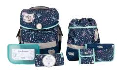 SCHOOL-MOOD - Schulranzen Set Katze, 7-teilig - Timeless Air+ - ergonomischer Schulranzen Jungen & Mädchen - Schultasche für Kinder in der 1. bis 4. Klasse - Lina (Kätzchen) von SCHOOL-MOOD