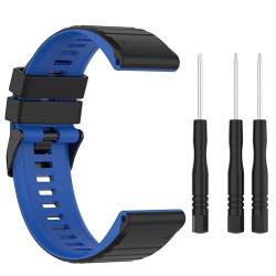 SCRUBY Silikon-Uhrenarmband für Garmin Fenix 7X 7 6 6X Pro Smartwatch Armband für 5 GPS 5X Plus 3 HR Uhrenarmband 26 22 mm, 22mm For Fenix 5 5 Plus, Achat von SCRUBY