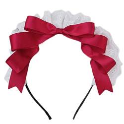 Bowtie Stirnband Lolit Kopfschmuck Dienstmädchen Kopfschmuck Große Schleifen Haarband Schleifen Stirnband Lolit Stirnband Schleife Stirnband Bowtie Stirnband von SCUDGOOD