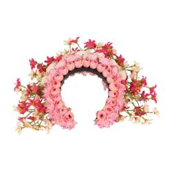 Ethnisches Blumen-Stirnband, modisch, floral, trendig, Haarschmuck für Partys, Damen-Haarschmuck von SCUDGOOD