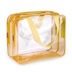 Multifunktionale Transparente Make Up Tasche Für Damen Und Mädchen Aufbewahrung Von Kosmetiktaschen Großes Fassungsvermögen Reise Kulturbeutel Transparente Kosmetiktasche Groß von SCUDGOOD