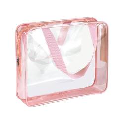 Multifunktionale Transparente Make Up Tasche Für Damen Und Mädchen Aufbewahrung Von Kosmetiktaschen Großes Fassungsvermögen Reise Kulturbeutel Transparente Kosmetiktasche Groß von SCUDGOOD