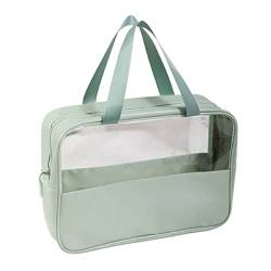 Tragbarer Reisewaschbeutel Für Damen Transparent Wasserdicht Make Up Aufbewahrungstasche Große Kapazität Kosmetik Organizer Damen Koffer Kulturbeutel Für Reisen von SCUDGOOD