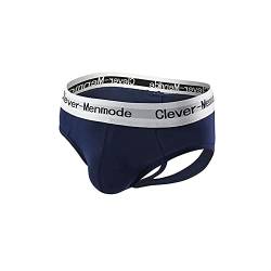 SDGTMYJSY Herren Jockstrap Strings Tanga Männer Sexy Baumwollbuttless-Höschen Niedriger Rücken Hohl Azure-Höschen Erotische Unter von SDGTMYJSY