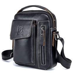 SDINAZ Schultertaschen Herren Freizeit Geschäft Erste Schicht Rindsleder Bewegung Crossbody Tasche von SDINAZ