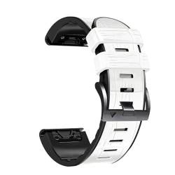 SDUTIO 22 x 26 mm Smartwatch-Armbänder für Garmin Fenix 7 7X 6 6X Pro 5X 5 Plus 3 HR 935 Enduro Schnellverschluss-Leder-Silikonarmband, 26mm Fenix 3 HR D2, Achat von SDUTIO