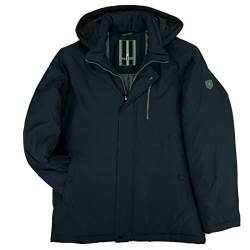 SEA BARRIER Winterjacke für Herren, mit Kapuze, Übergröße 3XL, 4XL, 5XL, 6XL, 7XL, Schwarz , XXXXL von SEA BARRIER