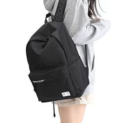 SEAFEW Schulrucksack Mädchen Teenager Rucksack Schule, Schultasche Jungen Multi-Tasche Wasserdicht Schulranzen Rucksack 14 Zoll Laptop Rucksack Daypacks Backpack für Mädchen Damen School Bag,D-Schwarz von SEAFEW