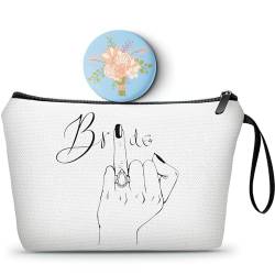 Wifey Gifts,Bridal Gift,Bridal Shower Gifts for Bride,Bachlorette Gifts for Bride,Future Mrs,Makeup Bag with Compact Mirror,Wifey Gifts,Bride To Be Gifts,Bridal Shower Gifts,Wedding Gifts,Bride Gifts, von SEAMOON
