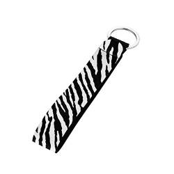 SEANATIVE Schlüsselband für das Handgelenk, Schlüsselanhänger, USB/Handy, für Damen und Herren, zebra, Einheitsgröße von SEANATIVE