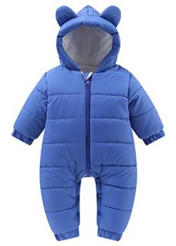 SEAUR Baby Overall Winter 0-12 Monate Junge Mädchen Strampler Neugeborene Baby Schneeanzug Dick Warm - 0-3 Monate - Gr.66 von SEAUR