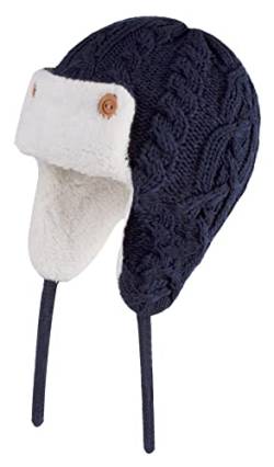 SEAUR Baby Strickmütze Herbst Winter Fleece Gefüttert Mütze mit Ohren - 0-12 Monate von SEAUR