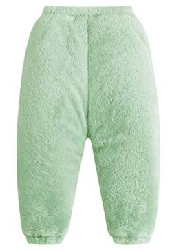 SEAUR Baby Winter Pumphose Fleece Gefüttert Winterhose Flauschig Haushose Warm Kleinkind Dick Thermohose Schneehose Skihose - Grün - 90(74/80) von SEAUR