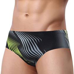 SEAUR Badehose Badeslip Herren Eng Kurz Schwimmhose Schnell Trocknend Strand Pool Wassersport Classic Swimming Swim Briefs Trunks Training - 4XL von SEAUR