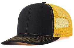 SEAUR Herren Trucker Cap Sommer Snapback Caps Baseball Kappe Verstellbar Mesh Atmungsaktiv von SEAUR