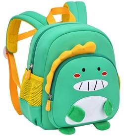 SEAUR Kinderrucksack Kleinkind ab 1 Jahr Jungen Mädchen Rucksack Kindergarten Vorschule Wasserdicht Kindergartenrucksack Dinosaurier Leicht Kita Rucksack 23 * 13 * 25cm 8L - 1-3 Jahre von SEAUR