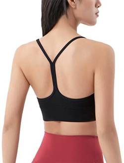 SEAUR Sport BH Damen Push Up Große Brüste Yoga Bustier Ohne Bügel Gym Top mit Gepolstert von SEAUR