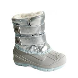 SECHRITE Schneestiefel Mädchen Jungen Winterstiefel Gefüttert Kinder Gummistiefel Für Schneeschuh Winter Wasserdicht Winterboots Snowboots Himmelblau 25 EU von SECHRITE