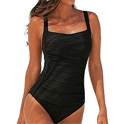 SEDEX Badeanzug Damen Sexy Einteiler Badeanzug Damen Bauchweg Monokini Sport Bademode Frauen Mollige Große Größe Schwimmanzug von SEDEX