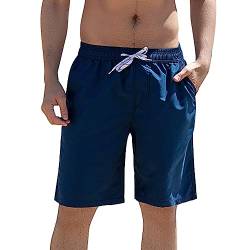 SEDEX Herren-Badeshorts mit Reißverschlusstasche, 2-in-1, schnell trocknend, Strand-Badebekleidung für Herren, Workout, Fitnessstudio, Laufshorts, Sport-Training, kurze Hose mit Taschenfutter für von SEDEX