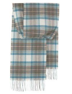SEECOSY Schal aus 100% Lammwolle – karierter weicher warmer Schal, Geschenk für Damen und Herren von SEECOSY