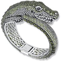 SEINERZEIT - BERLIN Perlenarmband SeinerZeit Charles Krokodil Armreif SZA-5990-182-M von SEINERZEIT - BERLIN