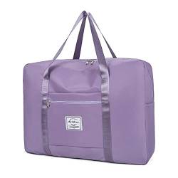 SEJAS Reisetasche, Overnight Weekend, Handgepäck für Damen, Wasserfest Handtasche für Sport & Reisen (Purple,L) von SEJAS