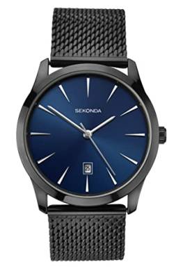 SEKONDA 1786 Men's Black Watch von SEKONDA