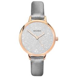 SEKONDA 40024 Ladies Metallic Grey Watch von SEKONDA