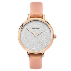 SEKONDA 40025 Ladies Metallic Rose Gold Watch von SEKONDA