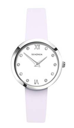 Sekonda Damen Analog Klassisch Quarz Uhr mit Leder Armband 2759 von SEKONDA