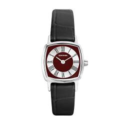 Sekonda Heritage 40376 Damen-Armbanduhr, Quarz, 22 mm, Rot mit analoger Anzeige, schwarzes Lederarmband, rot von SEKONDA