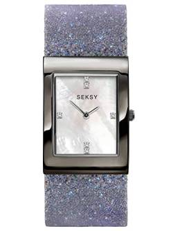 Sekonda Seksy Rocks Armbanduhr 2859 mit Glitzer, Rotguss, Perlglanzeffekt, Modern von SEKONDA