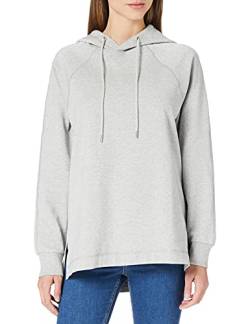 Damen Selected Kapuzen Pullover | Long Hoodie SLFSTASIE | Legerer Basic Sweatshirt Jumper, Farben:Grau, Größe:XS von SELECTED FEMME