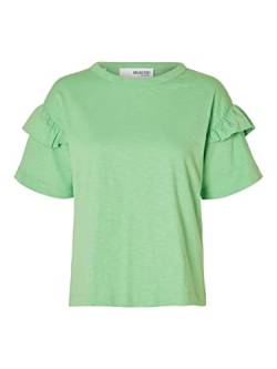 SELECTED FEMME A/S Damen Slfrylie Florence Tee M Noos T Shirt, Absinthe Green, XS EU von SELECTED FEMME