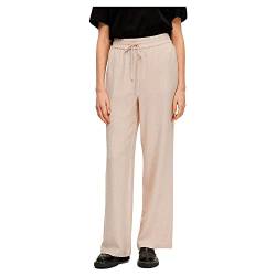 SELECTED FEMME A/S Damen Slfviva-gulia Hw Long Linen Pant Noos Hosen, Sandshell, 34 EU von SELECTED FEMME