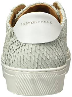 SELECTED FEMME Damen SFDONNA Snake Sneaker Sneakers, Weiß (White) von SELECTED FEMME