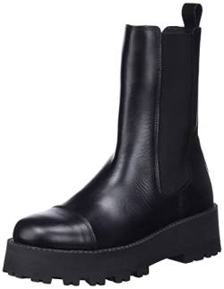 SELECTED FEMME Damen SLFCORA Toe Cap Boot B NOOS Lederstiefelette, Schwarz, 38 EU von SELECTED FEMME