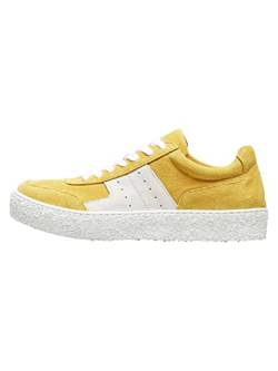 SELECTED FEMME Damen SLFDINA Suede Trainer B Sneaker, Gelb (Mango Mojito Mango Mojito) von SELECTED FEMME