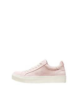 SELECTED FEMME Damen SLFDONNA Suede Trainer B Sneaker, Pink (Heavenly Pink Heavenly Pink) von SELECTED FEMME