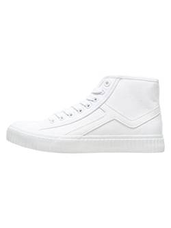 SELECTED FEMME Damen SLFERICA Canvas Hightop Trainer B Hohe Sneaker, Weiß (White White), 38 EU von SELECTED FEMME